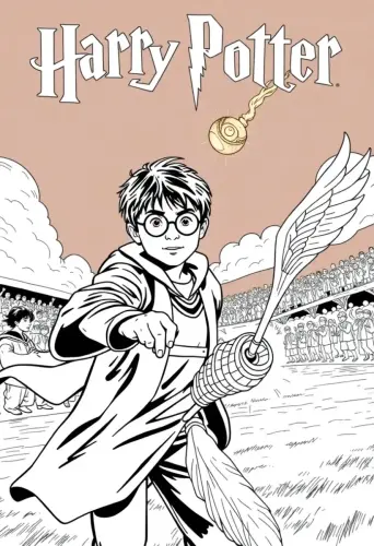 harry potter coloring pages