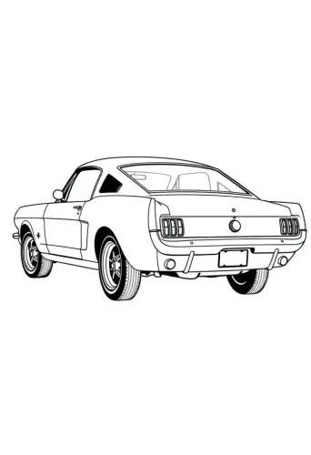 car coloring pages