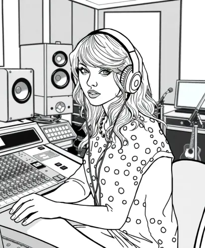 taylor swift coloring book