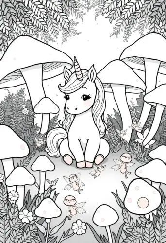 unicorn coloring pages