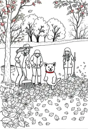 fall coloring pages