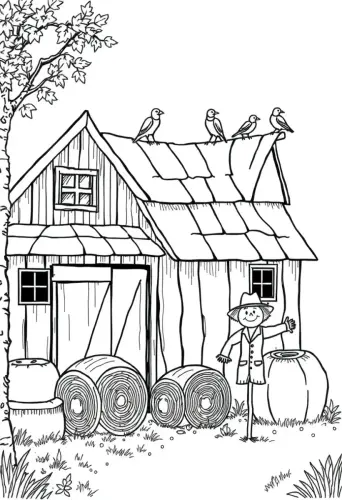 fall coloring pages