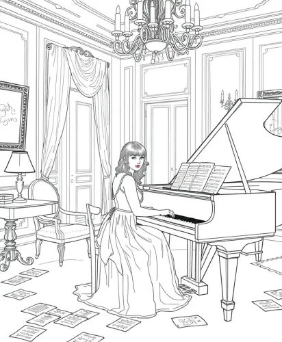 taylor swift coloring book