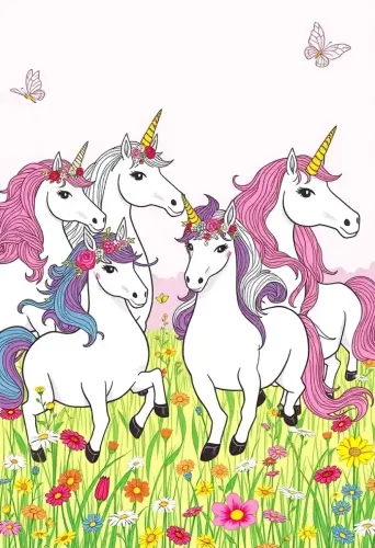 unicorn coloring pages