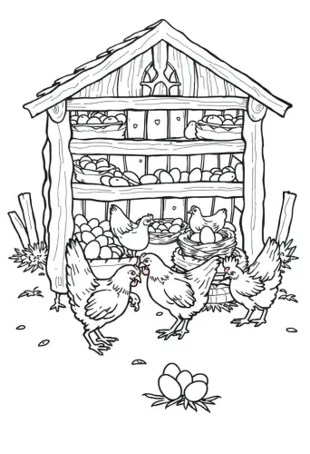 farm coloring pages