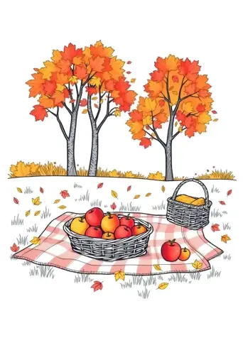 fall coloring pages