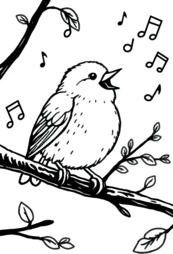 bird coloring pages