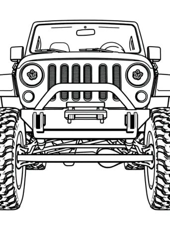 car coloring pages