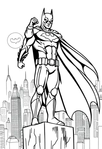 batman coloring sheets​