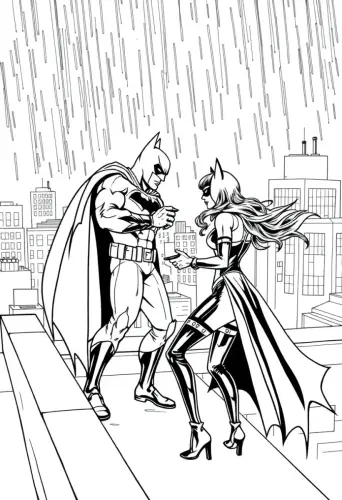 coloring pages for batman​