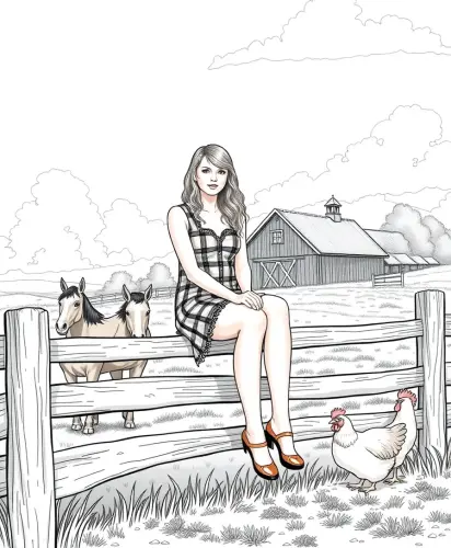 taylor swift coloring book