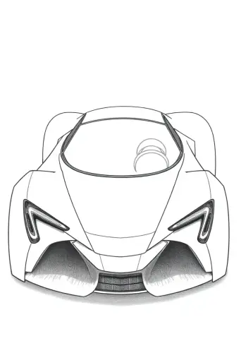 car coloring pages