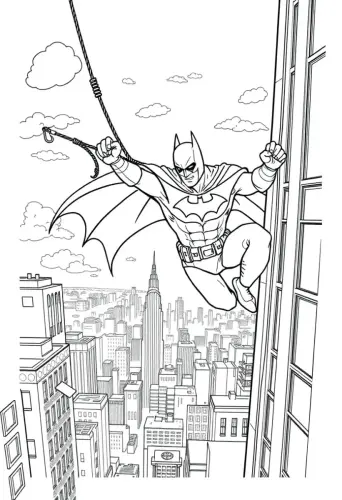 batman coloring sheets​