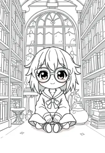 anime coloring pages