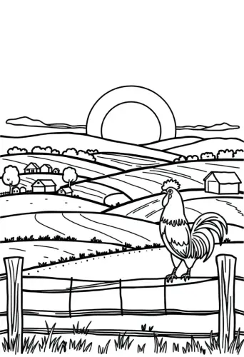 farm coloring pages