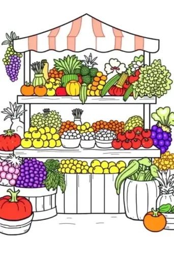 farm coloring pages