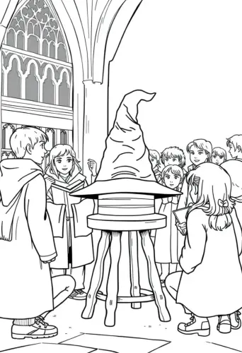 harry potter coloring pages