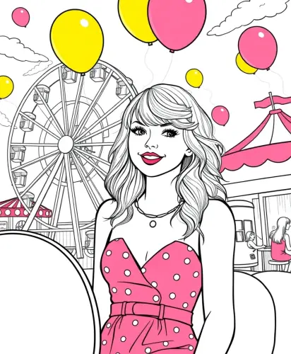 taylor swift coloring book