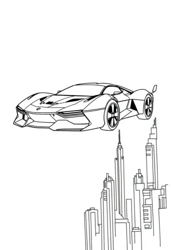 car coloring pages