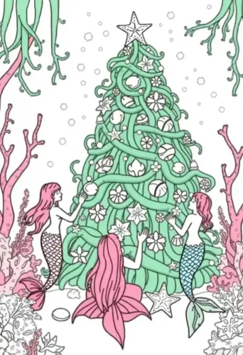 mermaid coloring pages