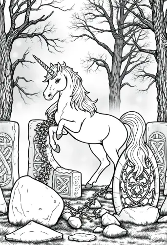 unicorn coloring pages