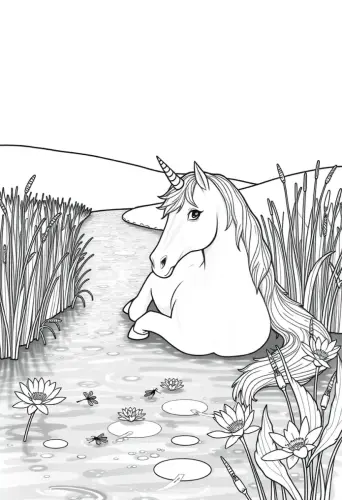 unicorn coloring pages