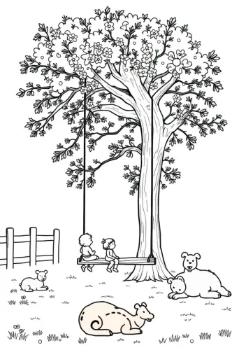 farm coloring pages