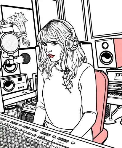 taylor swift coloring book