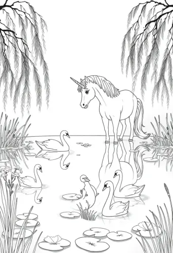 unicorn coloring pages