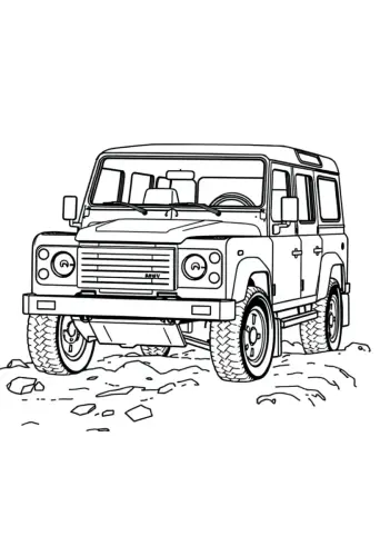 car coloring pages