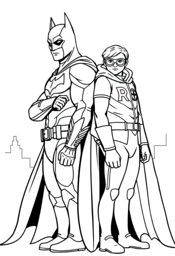 batman coloring page​