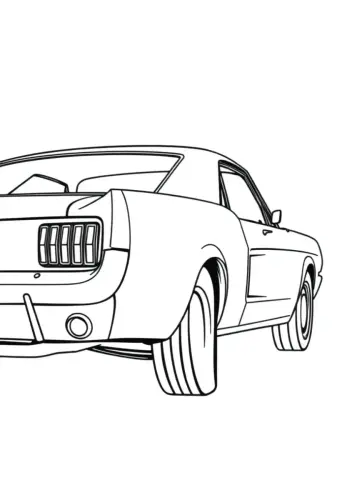 car coloring pages