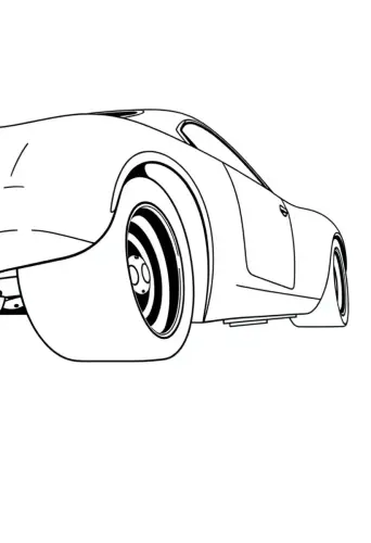 car coloring pages