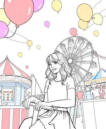 taylor swift coloring book