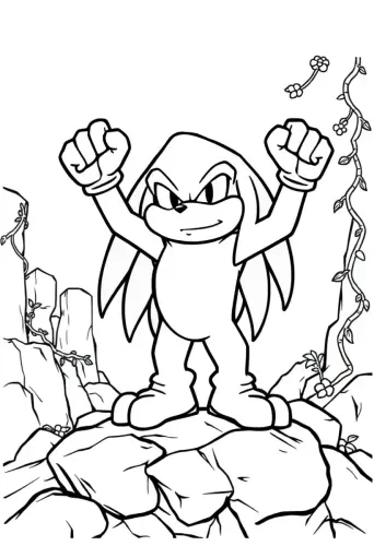 sonic the hedgehog coloring pages