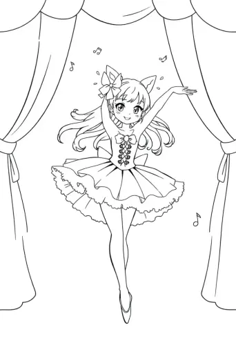 kuromi coloring pages​