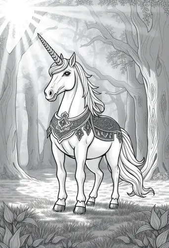 unicorn coloring pages